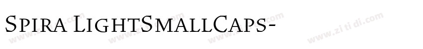 Spira LightSmallCaps字体转换